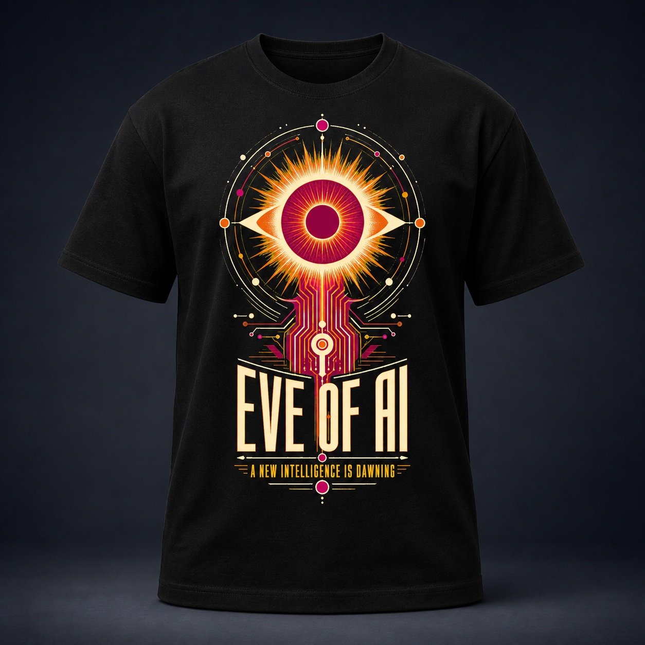 Black Eve of AI Dawn Eye T-shirt